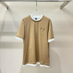 Prada, Men's T-Shirt, Camel