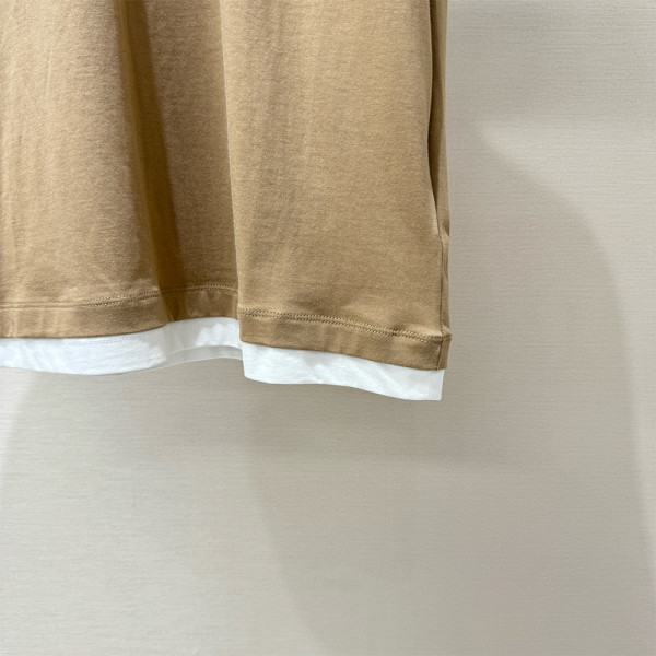 Prada, Men's T-Shirt, Camel