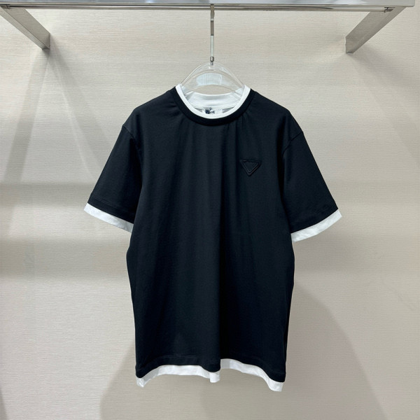 Prada, Men's T-Shirt, Black