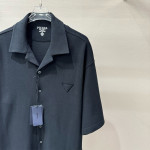 Prada, Men's Shirt, Black