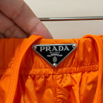 Prada, Heren Swimshort, Orange