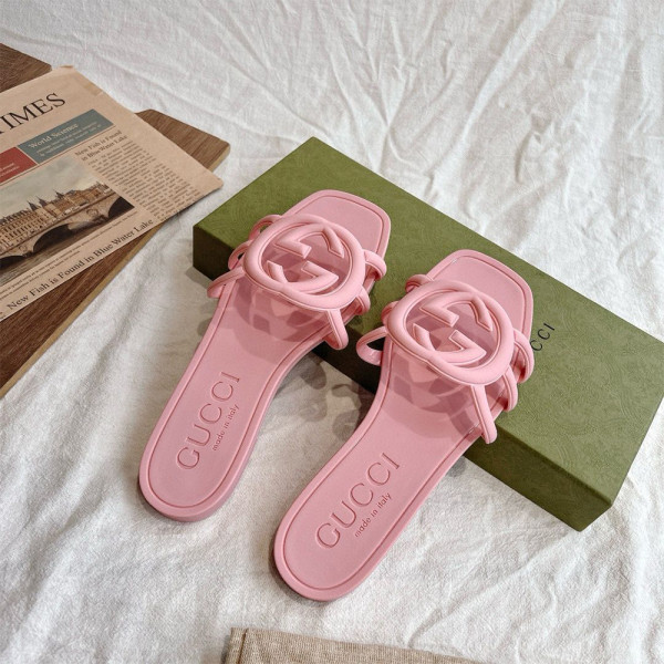 Gucci, GG, Women's Slipper, Pink