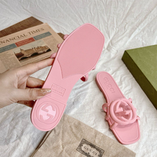 Gucci, GG, Women's Slipper, Pink