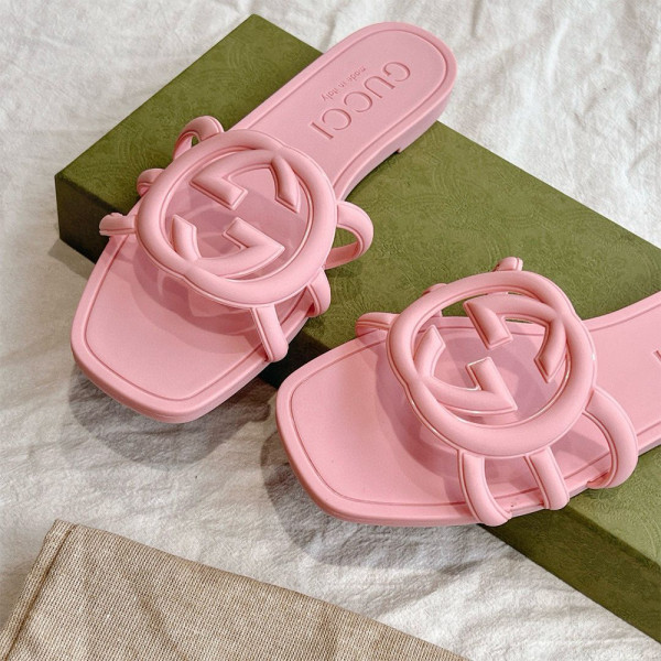 Gucci, GG, Women's Slipper, Pink