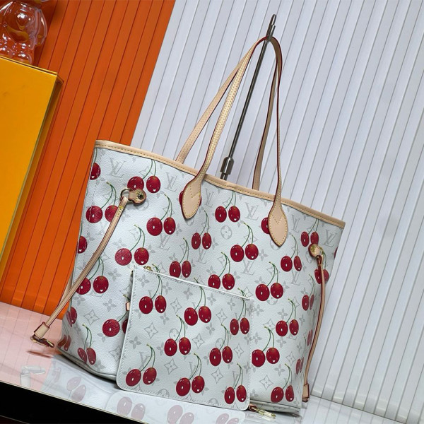 Louis Vuitton, Murakami, Dames Tas, Wit