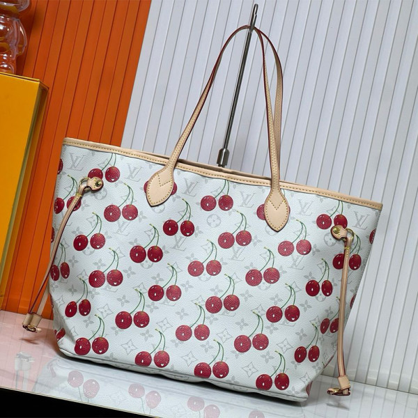 Louis Vuitton, Murakami, Dames Tas, Wit