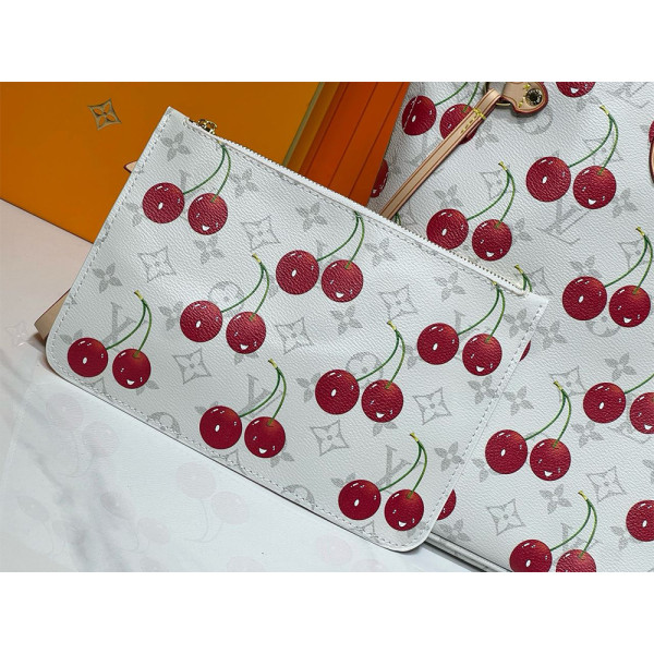 Louis Vuitton, Murakami, Dames Tas, Wit