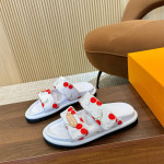 Louis Vuitton, Murakami, Women's Slipper, White