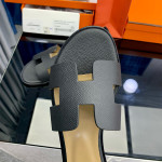 Hermes, Santorini, Women's Sandal, Black