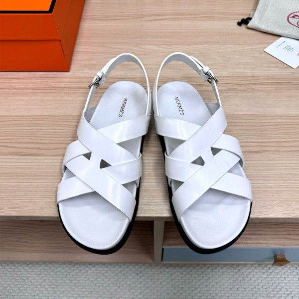 Hermes, Women's Sandal, White