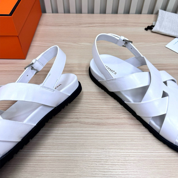 Hermes, Women's Sandal, White