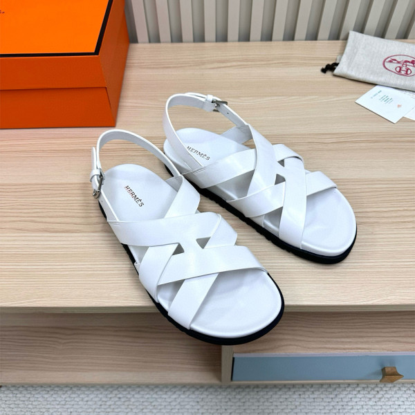 Hermes, Women's Sandal, White