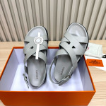 Hermes, Women's Sandal, Grey