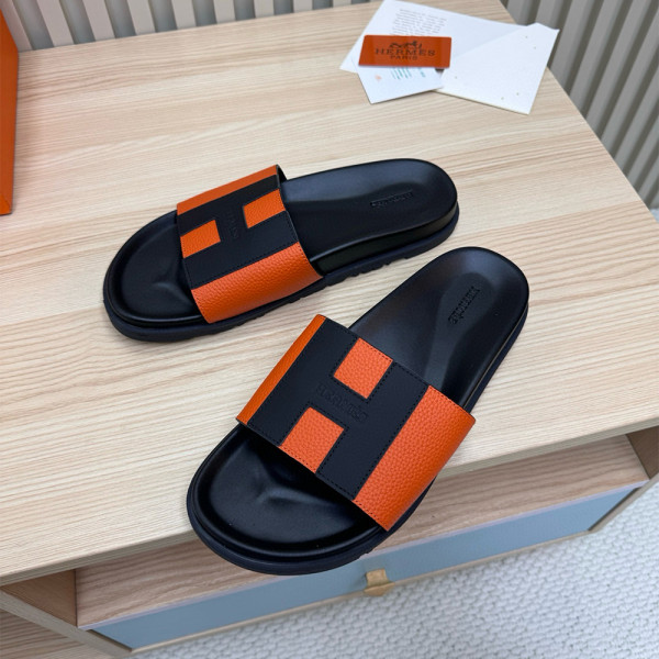 Hermes, Men's Slipper, Orange