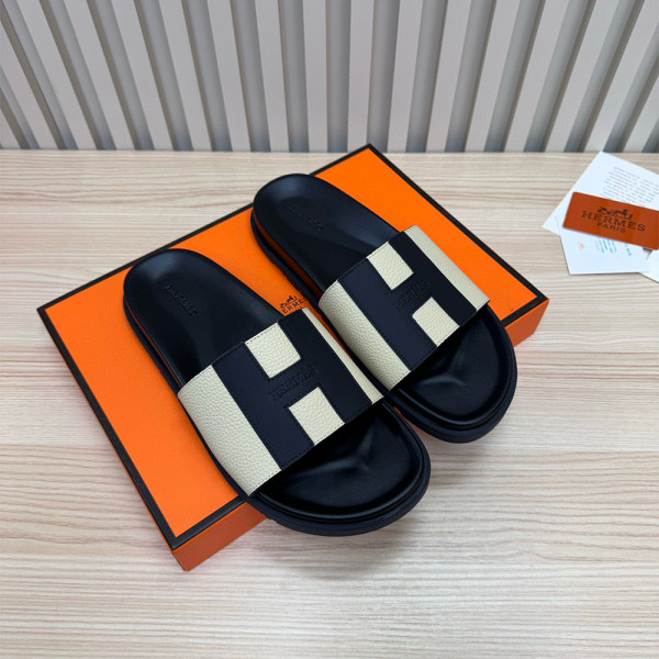 Hermes, Men's Slipper, Beige