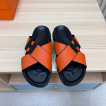 Hermes, Men's Slipper, Orange