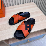 Hermes, Men's Slipper, Orange