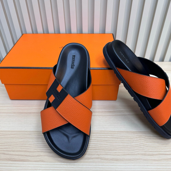 Hermes, Men's Slipper, Orange