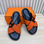 Hermes, Men's Slipper, Orange
