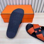Hermes, Men's Slipper, Orange