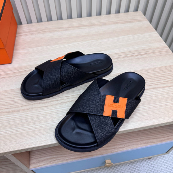 Hermes, Men's Slipper, Black