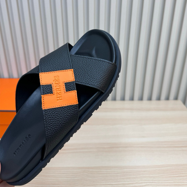 Hermes, Men's Slipper, Black