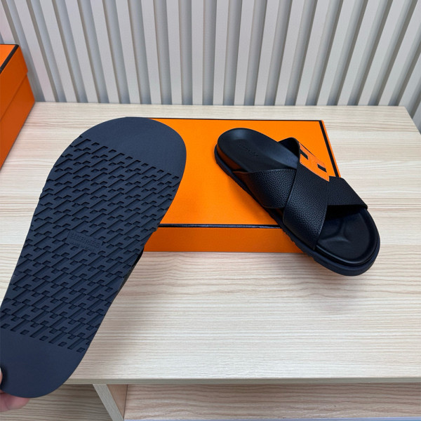 Hermes, Men's Slipper, Black
