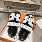 Hermes, Chypre, Men's Slipper, White
