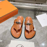 Hermes, Empire, Men's Slipper, Camel