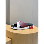 Hermes, Men's Slipper, Burgundy