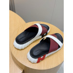 Hermes, Men's Slipper, Burgundy
