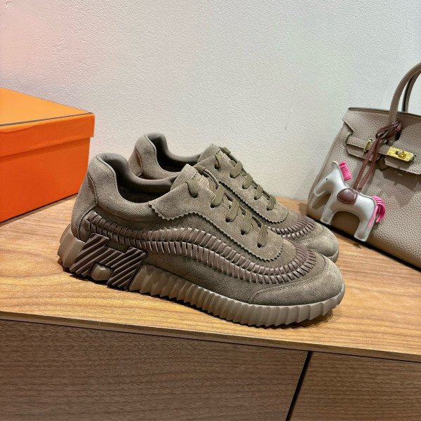 Hermes, Bouncing, Men's Sneaker, Brown