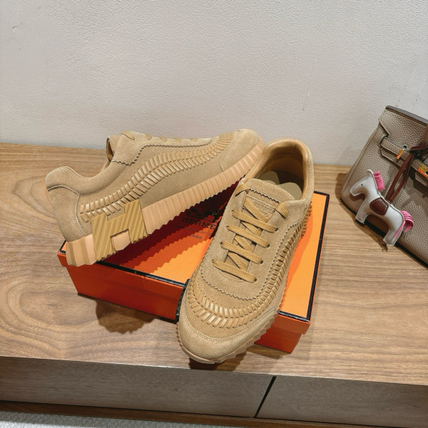 Hermes, Bouncing, Women's  Sneaker, Camel