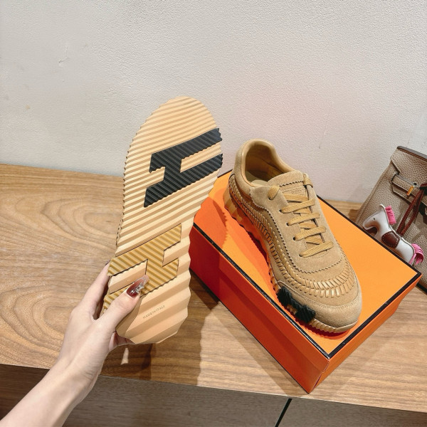 Hermes, Bouncing, Women's  Sneaker, Camel