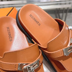 Hermes, Empire, Women's Slipper, Camel