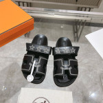 Hermes, Chypre, Women's Slipper, Black