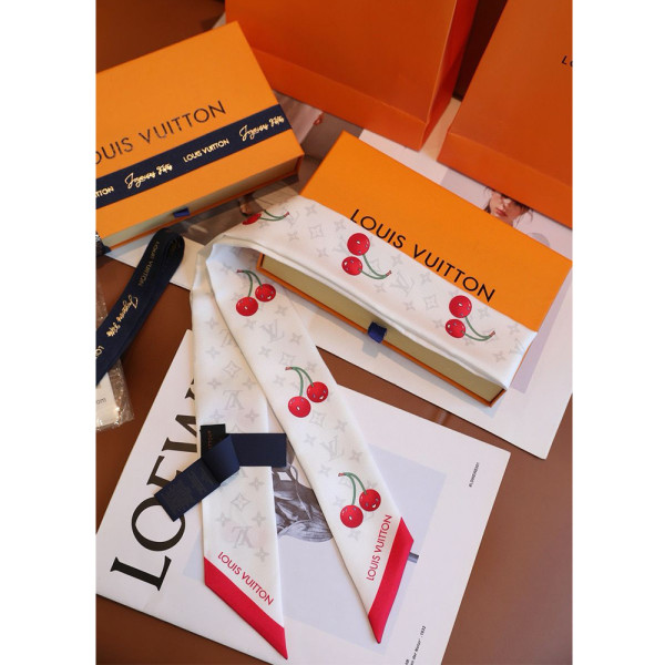 Louis Vuitton x TM, Women's Bandana, White