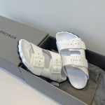 Balenciaga, Women's Slipper, White