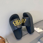 Balenciaga, Ride Slide BB, Women's Slipper, Black