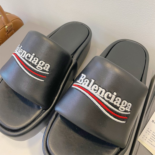 Balenciaga, Pool Slide, Women's Slipper, Black
