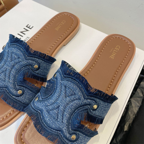 Celine, Marina, Women's Slipper, Denim