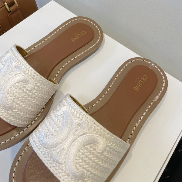 Celine, Lympia, Women's Slipper, White