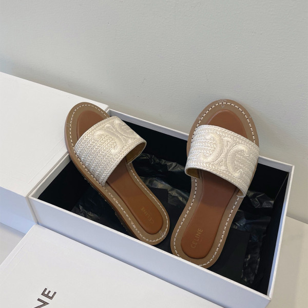 Celine, Lympia, Women's Slipper, White