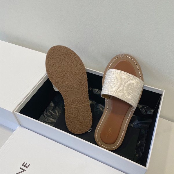 Celine, Lympia, Women's Slipper, White