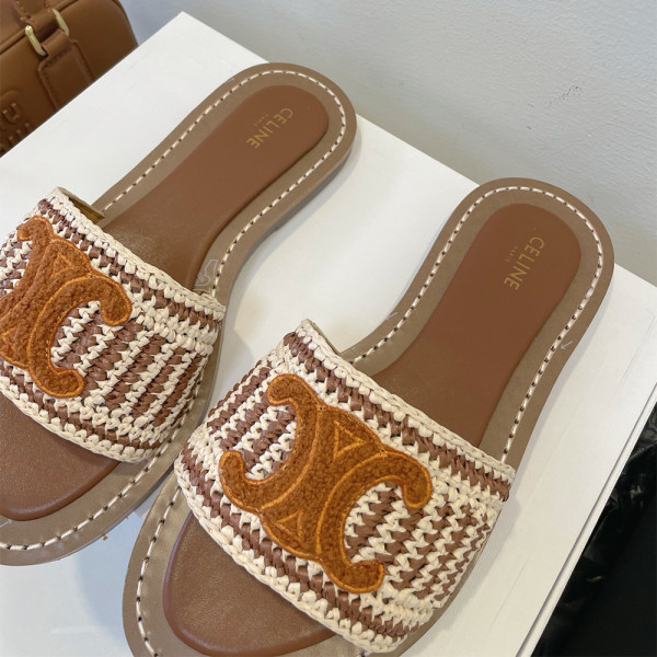 Celine, Lympia, Dames Slipper, Bruin