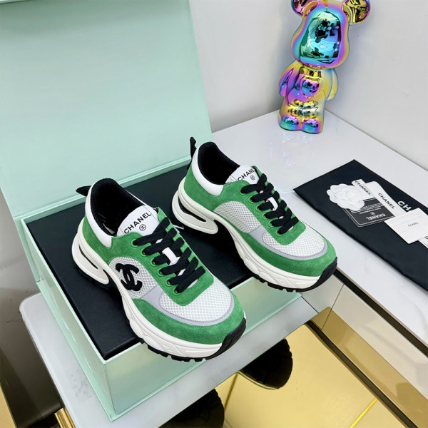 Chanel, Classic, Women's Sneaker, Green