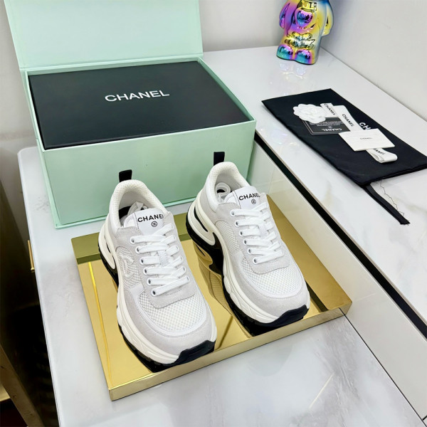 Chanel, Classic, Women's Sneaker, Grey