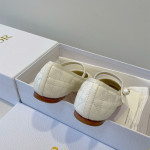 Christian Dior, Women's Ballet Flat, White