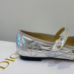 Christian Dior, Women's Ballet Flat, Silver