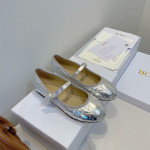 Christian Dior, Women's Ballet Flat, Silver